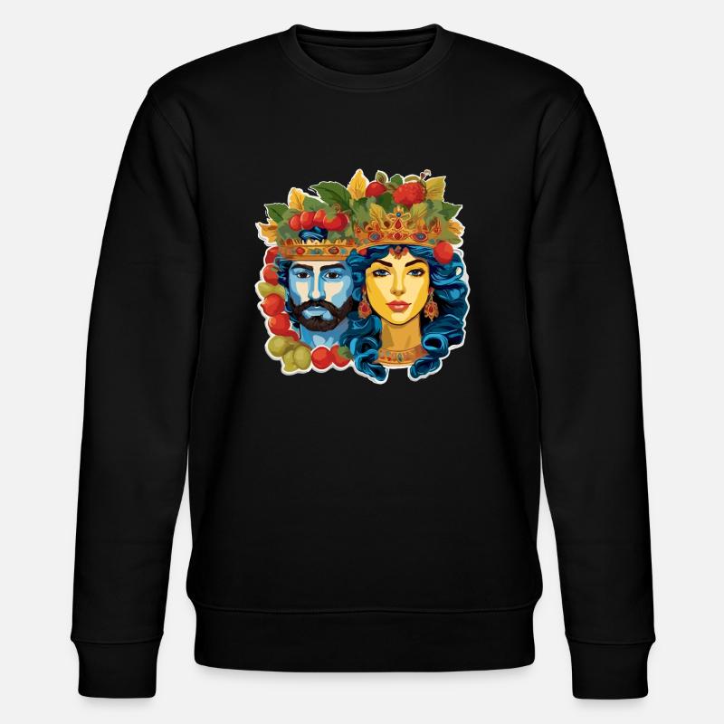 Teste di Moro - Stanley/Stella CHANGER Unisex Organic Sweatshirt - black