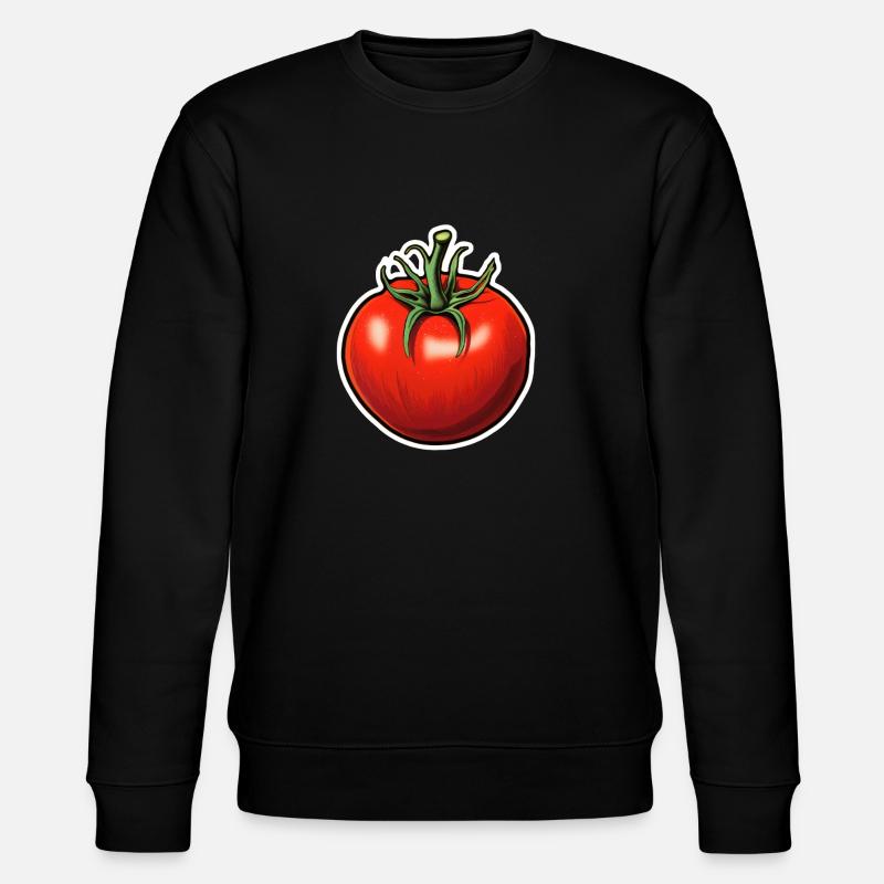 Sticker Tomate - Stanley/Stella Unisex Bio-Sweatshirt CHANGER  - Schwarz