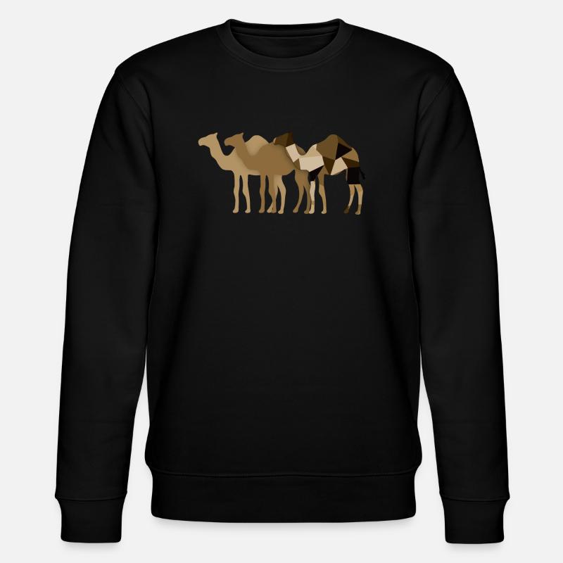 Kamele - Stanley/Stella Unisex Bio-Sweatshirt CHANGER  - Schwarz