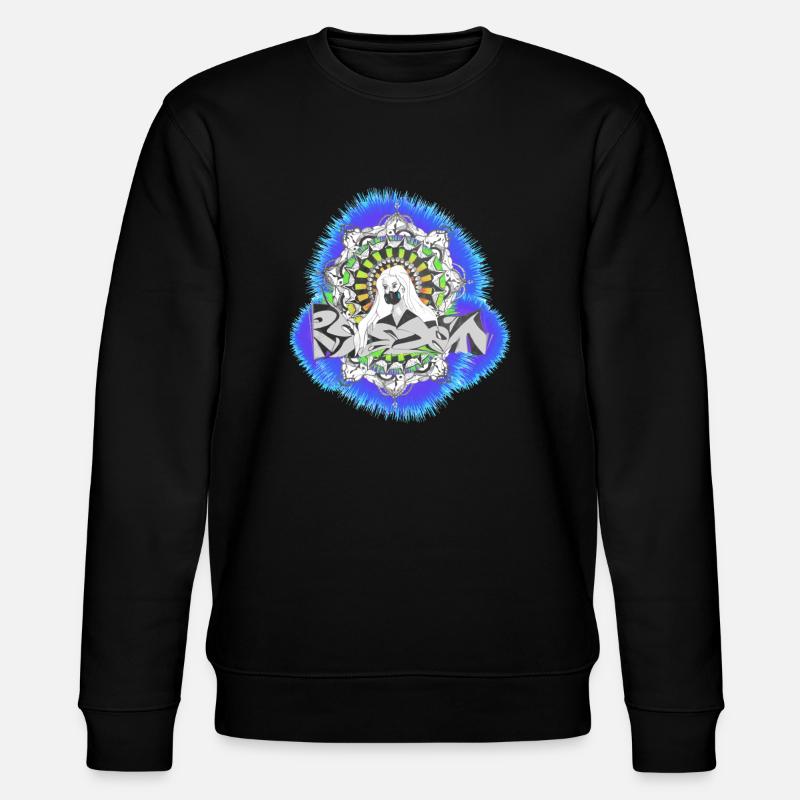 Graffiti - Street Art Mandala - Sweat bio CHANGER Stanley/Stella Unisexe - noir