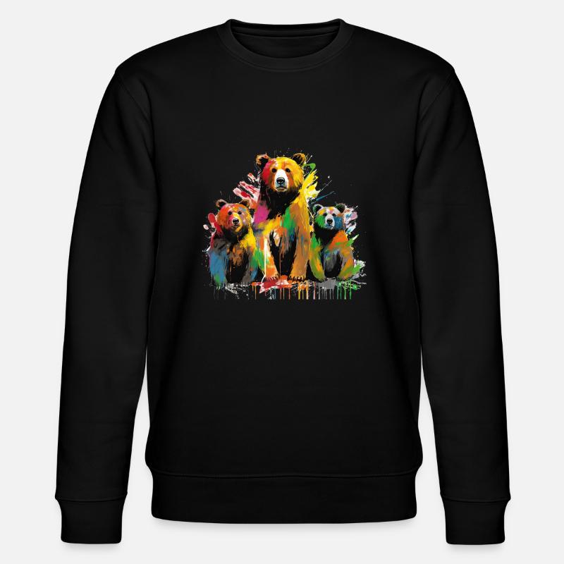 Ours Grafitti - Sweat bio CHANGER Stanley/Stella Unisexe - noir