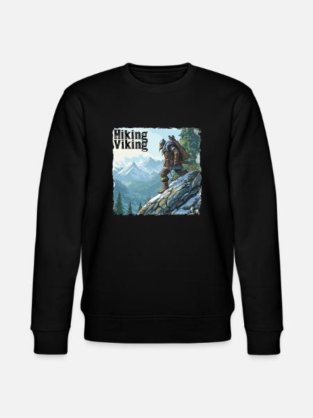 Hiking Viking - Stanley/Stella Unisex Bio-Sweatshirt CHANGER  - Schwarz