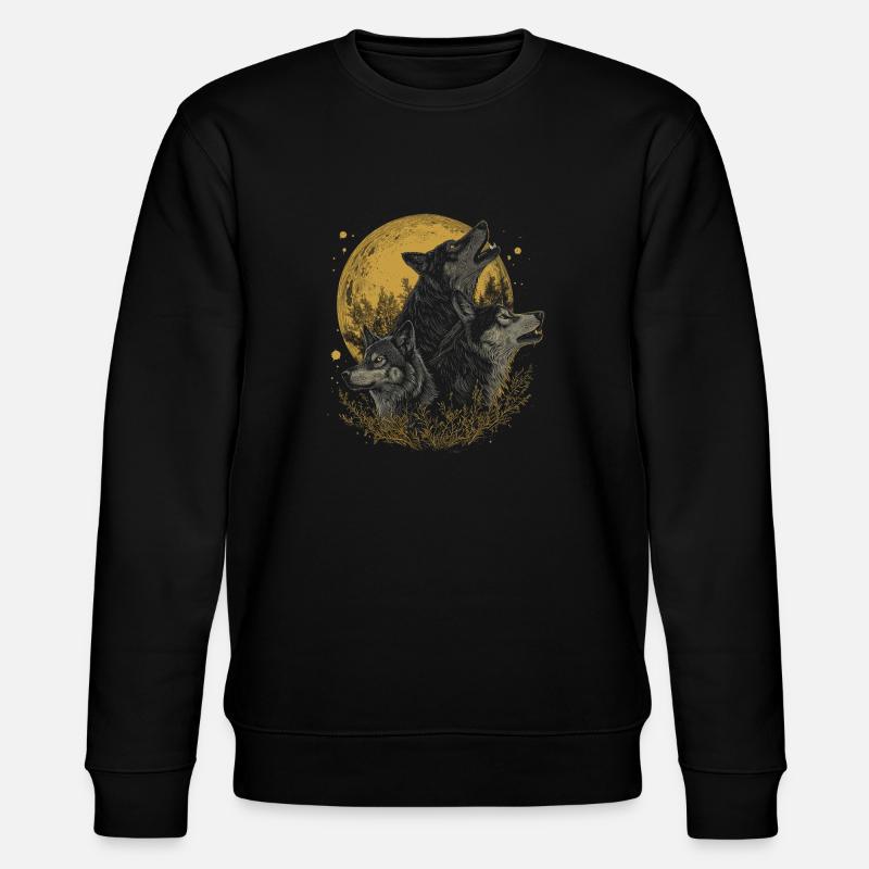 Meute de loups - Sweat bio CHANGER Stanley/Stella Unisexe - noir