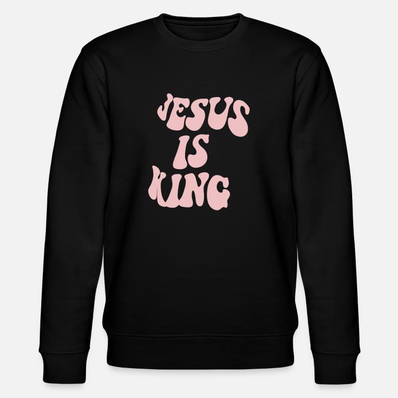 Jésus est Roi - Sweat bio CHANGER Stanley/Stella Unisexe - noir