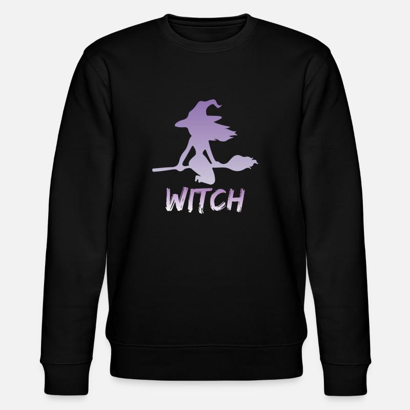 Witch - Stanley/Stella Unisex Bio-Sweatshirt CHANGER  - Schwarz