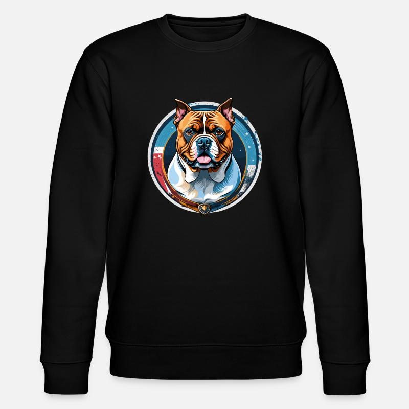 Amerykański łobuz - Ekologiczna bluza unisex Stanley/Stella CHANGER  - czarny