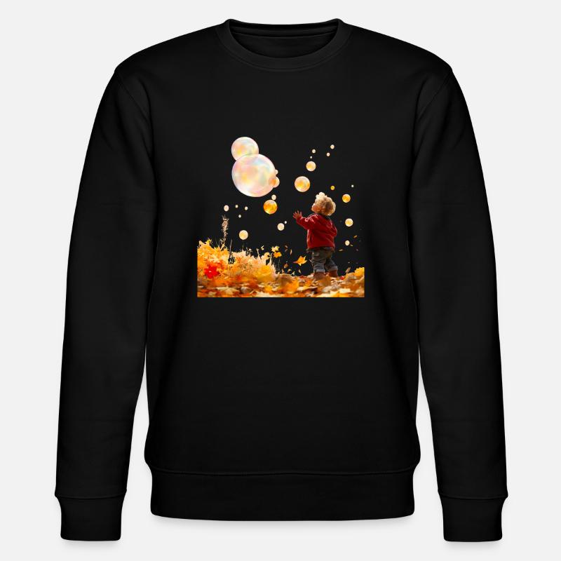 Fascination des bulles de savon - Sweat bio CHANGER Stanley/Stella Unisexe - noir