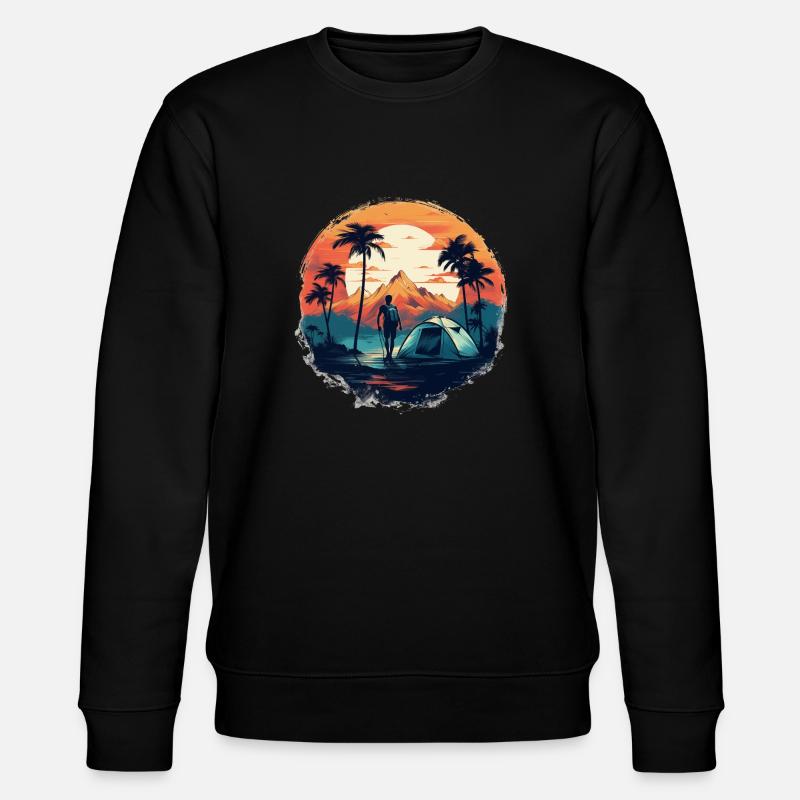 Écusson d’aventure - Sweat bio CHANGER Stanley/Stella Unisexe - noir