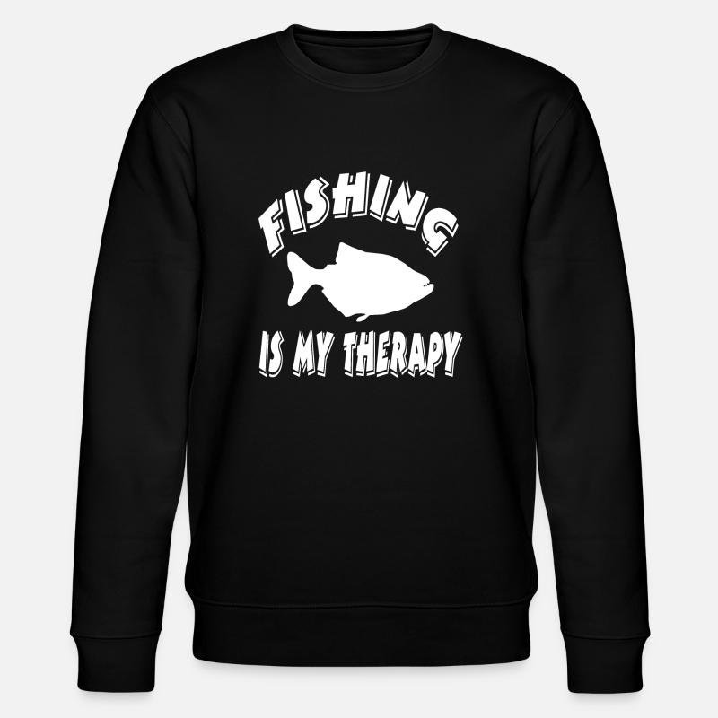Angeln - Stanley/Stella Unisex Bio-Sweatshirt CHANGER  - Schwarz
