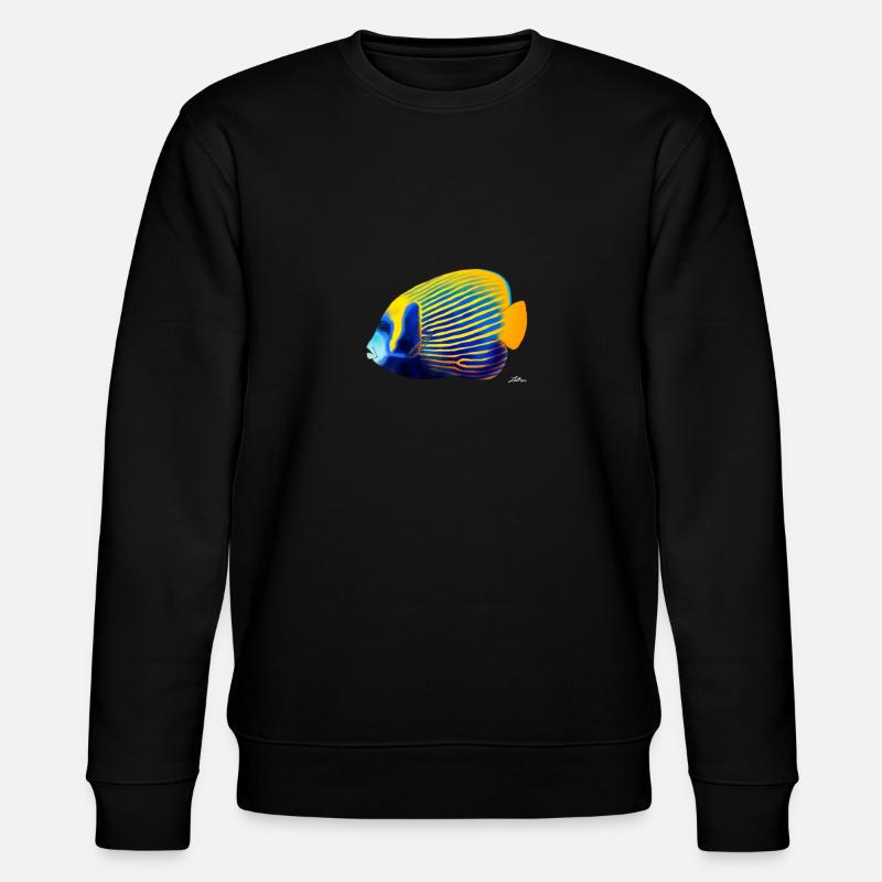 POMACANTHUS IMPERATOR - Stanley/Stella Unisex Bio-Sweatshirt CHANGER  - Schwarz