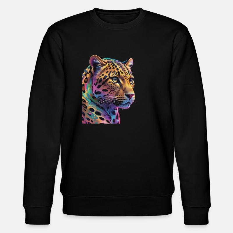 Léopard - Sweat bio CHANGER Stanley/Stella Unisexe - noir