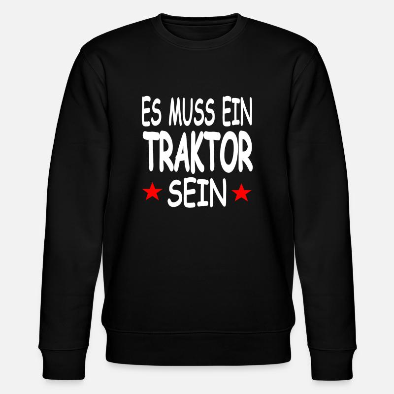 Tracteur - Sweat bio CHANGER Stanley/Stella Unisexe - noir