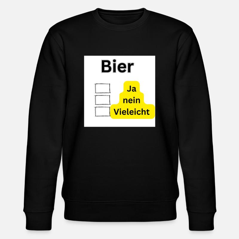 Bier - Stanley/Stella Unisex Bio-Sweatshirt CHANGER  - Schwarz