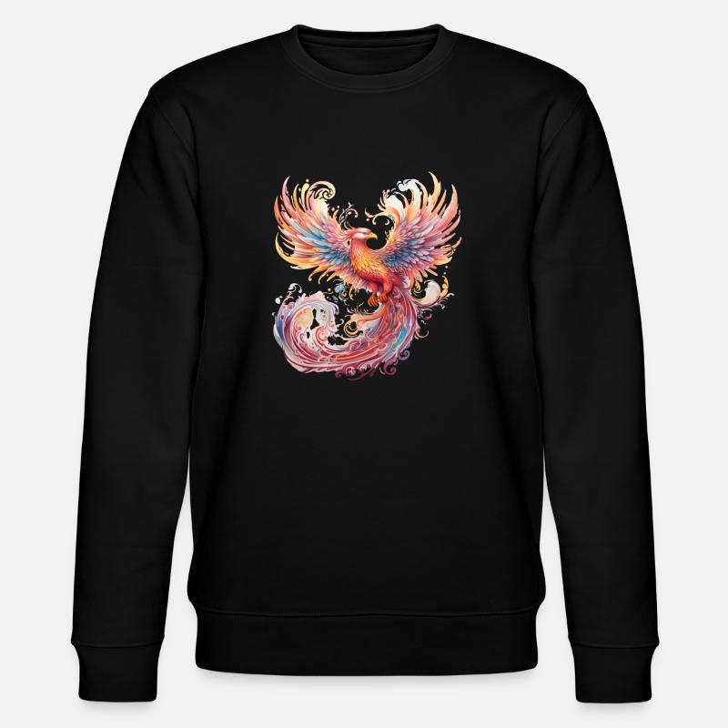 Fantasy Phoenix - Stanley/Stella CHANGER Unisex Organic Sweatshirt - black