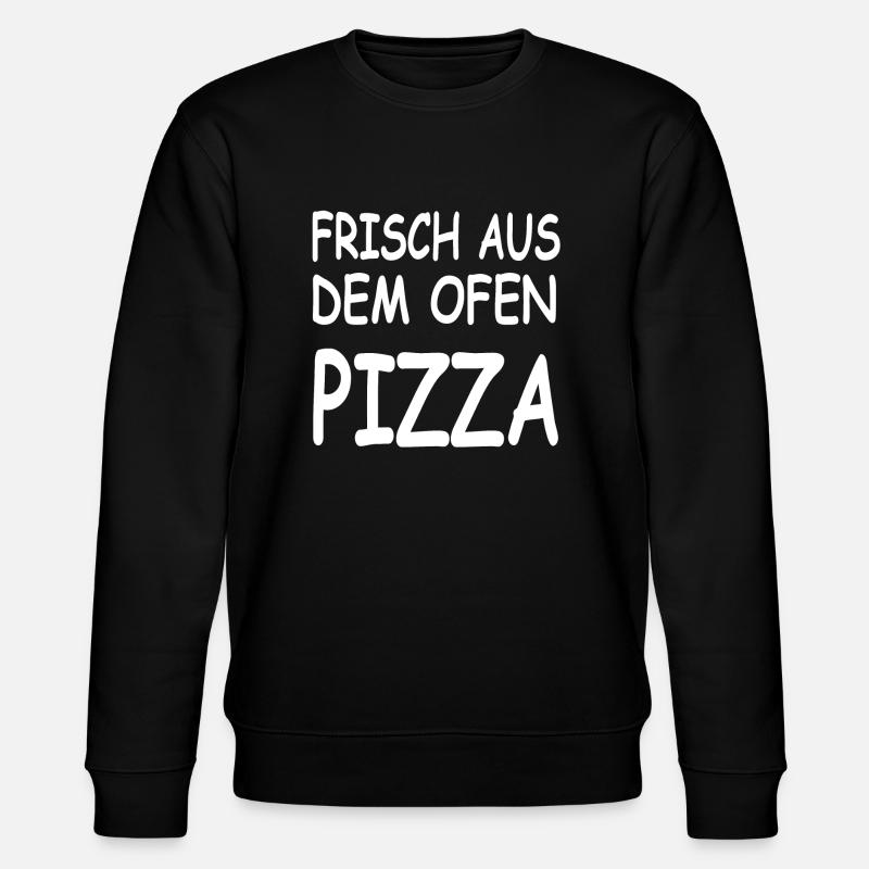 Pizza - Stanley/Stella Unisex Bio-Sweatshirt CHANGER - Schwarz