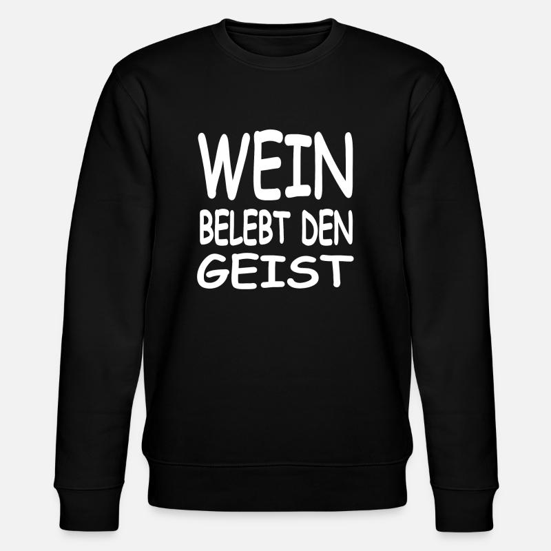 Wein - Stanley/Stella Unisex Bio-Sweatshirt CHANGER  - Schwarz