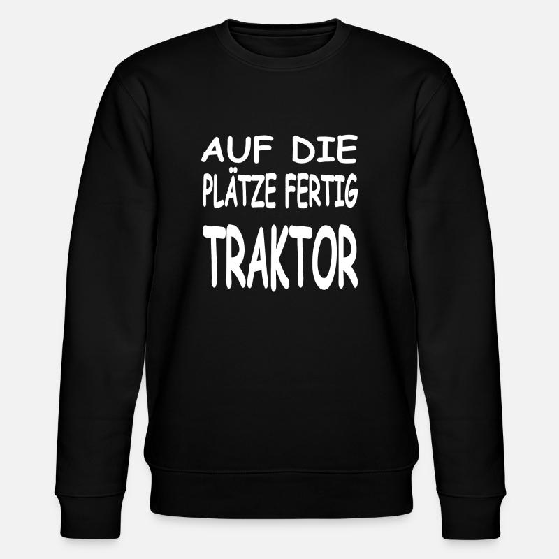 Tractor - Stanley/Stella CHANGER Unisex Organic Sweatshirt - black