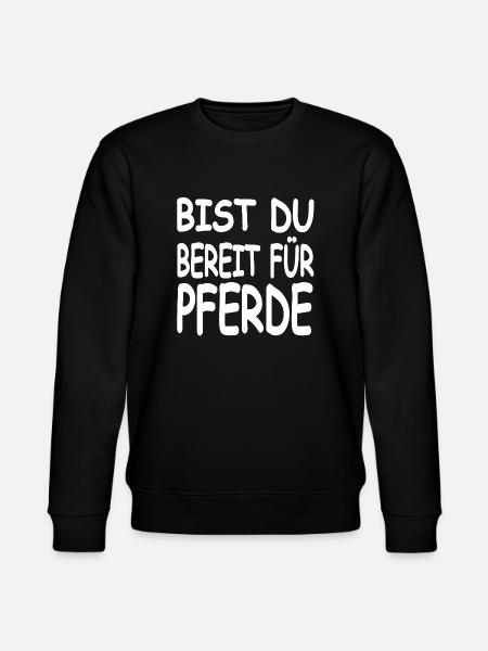 Chevaux - Sweat bio CHANGER Stanley/Stella Unisexe - noir
