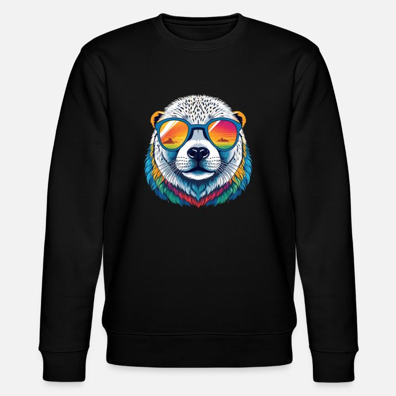 Siegel - Stanley/Stella Unisex Bio-Sweatshirt CHANGER  - Schwarz