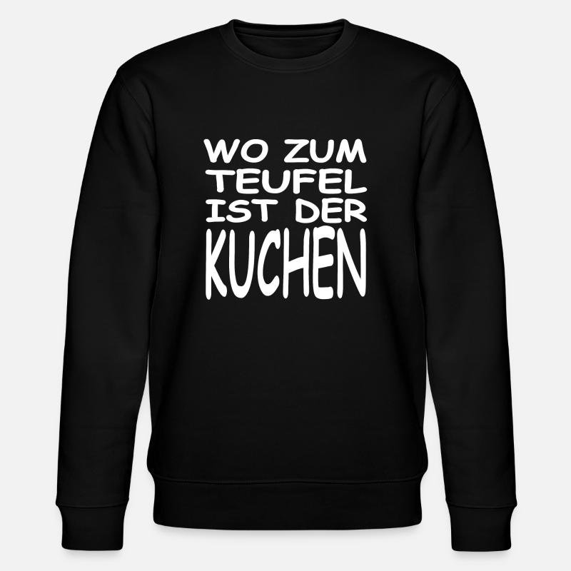 Kuchen - Stanley/Stella Unisex Bio-Sweatshirt CHANGER  - Schwarz