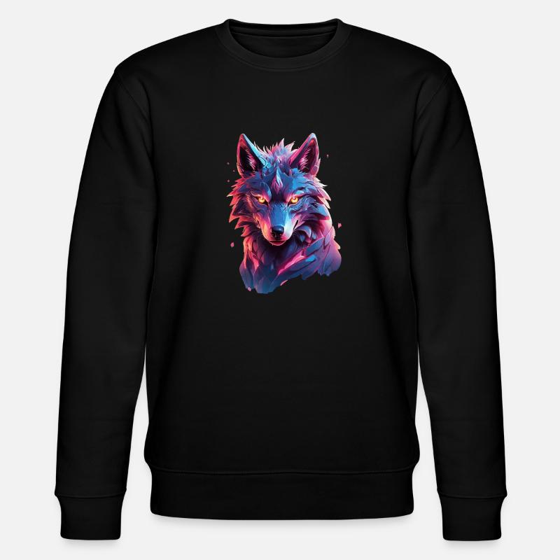 Loup - Sweat bio CHANGER Stanley/Stella Unisexe - noir