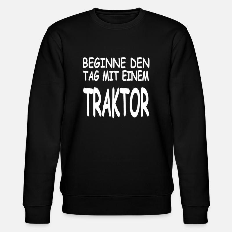 Traktor - Stanley/Stella Unisex Bio-Sweatshirt CHANGER - Schwarz