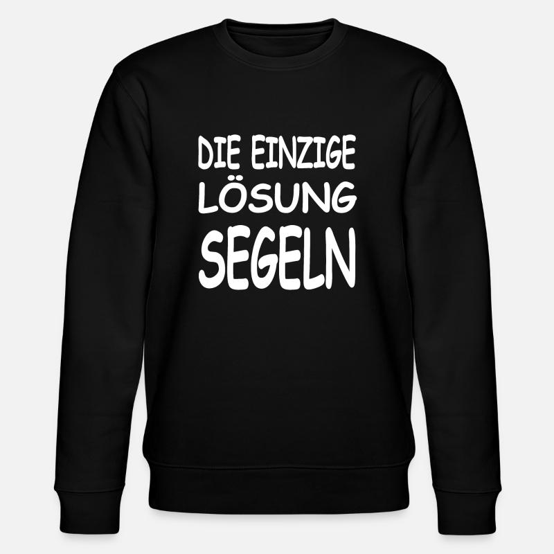 Segeln - Stanley/Stella Unisex Bio-Sweatshirt CHANGER  - Schwarz