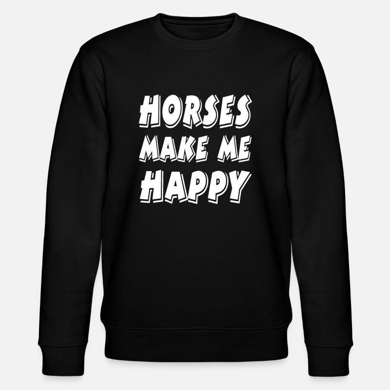 Chevaux - Sweat bio CHANGER Stanley/Stella Unisexe - noir