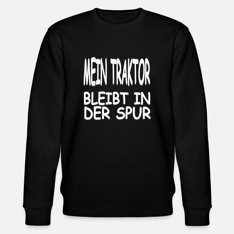 Traktor - Stanley/Stella Unisex Bio-Sweatshirt CHANGER  - Schwarz