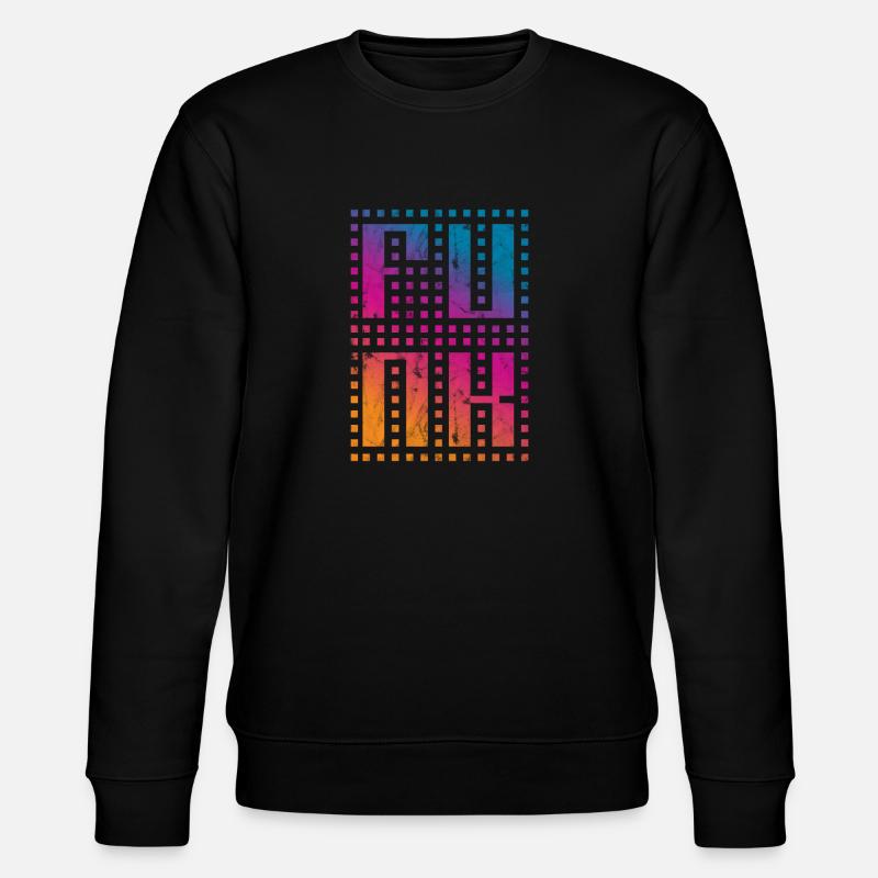 Funk Retro - Stanley/Stella Unisex Bio-Sweatshirt CHANGER  - Schwarz