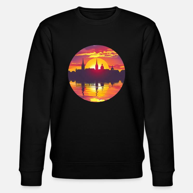 Furth Skyline - Stanley/Stella Unisex Bio-Sweatshirt CHANGER  - Schwarz