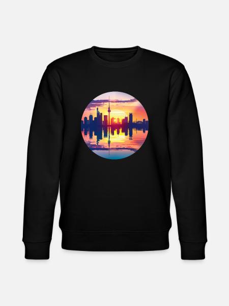 Dortmond Skyline - Stanley/Stella CHANGER Unisex Organic Sweatshirt - black