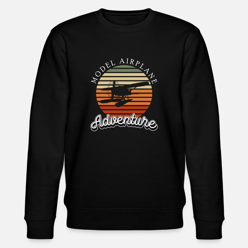 Model Maker Sky Model - Stanley/Stella CHANGER Unisex Organic Sweatshirt - black