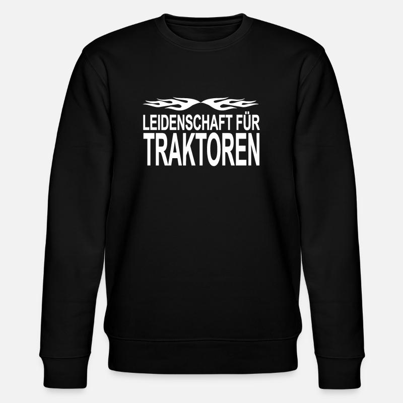 Traktor - Stanley/Stella Unisex Bio-Sweatshirt CHANGER  - Schwarz