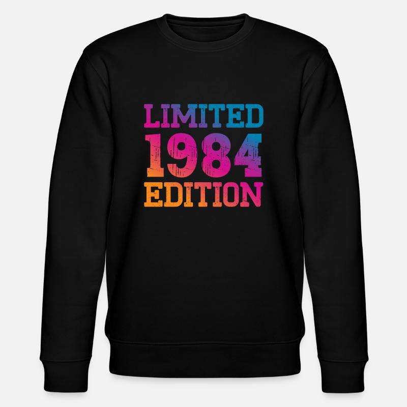 Millésime 1984 - Sweat bio CHANGER Stanley/Stella Unisexe - noir