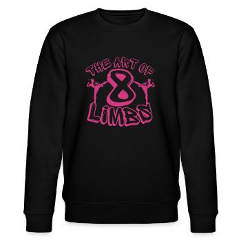 Muay Thai Martial Arts - Stanley/Stella CHANGER Unisex Organic Sweatshirt - black - Front - Nik (191cm) & Marisol (170cm)