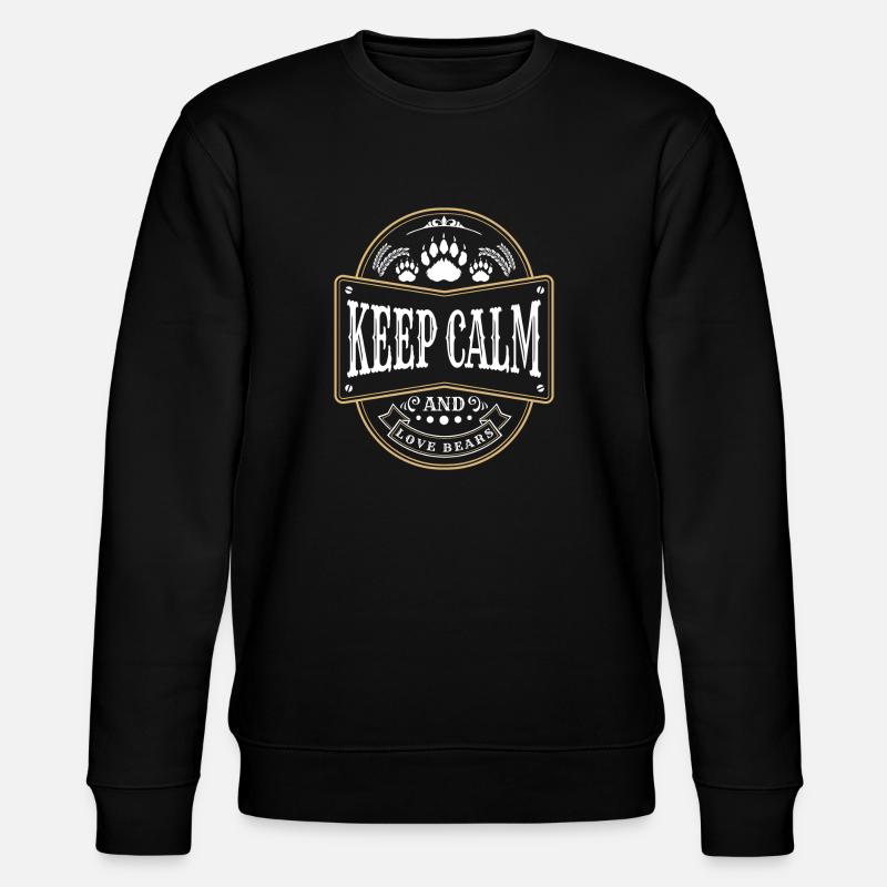 Wilderness Strength Nature Berlin - Stanley/Stella CHANGER Unisex Organic Sweatshirt - black