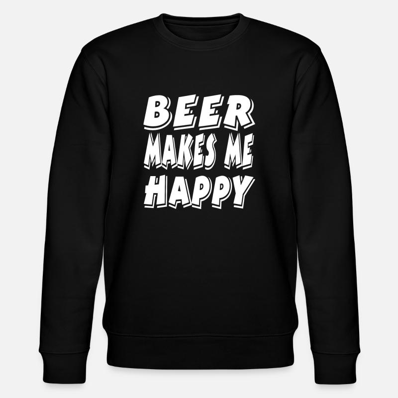 Bière - Sweat bio CHANGER Stanley/Stella Unisexe - noir