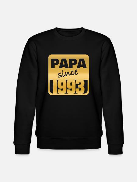 Papa 1993 - Stanley/Stella CHANGER Unisex Organic Sweatshirt - black
