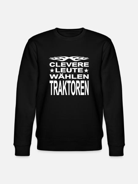 Traktor - Stanley/Stella Unisex Bio-Sweatshirt CHANGER  - Schwarz