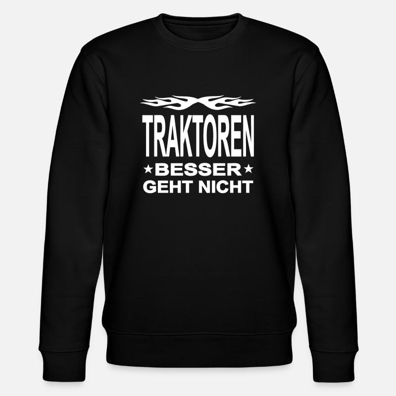 Traktor - Stanley/Stella Unisex Bio-Sweatshirt CHANGER  - Schwarz
