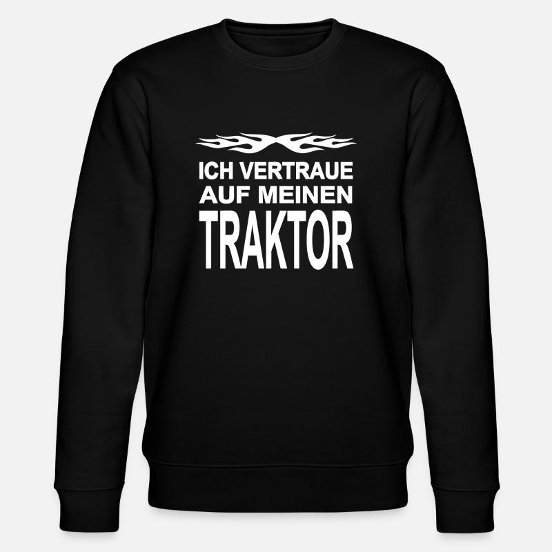 Traktor - Stanley/Stella Unisex Bio-Sweatshirt CHANGER  - Schwarz
