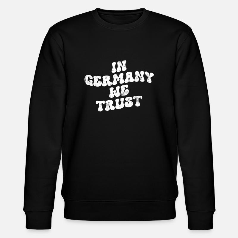 In Germany we trust - Stanley/Stella CHANGER Unisex Organic Sweatshirt - black