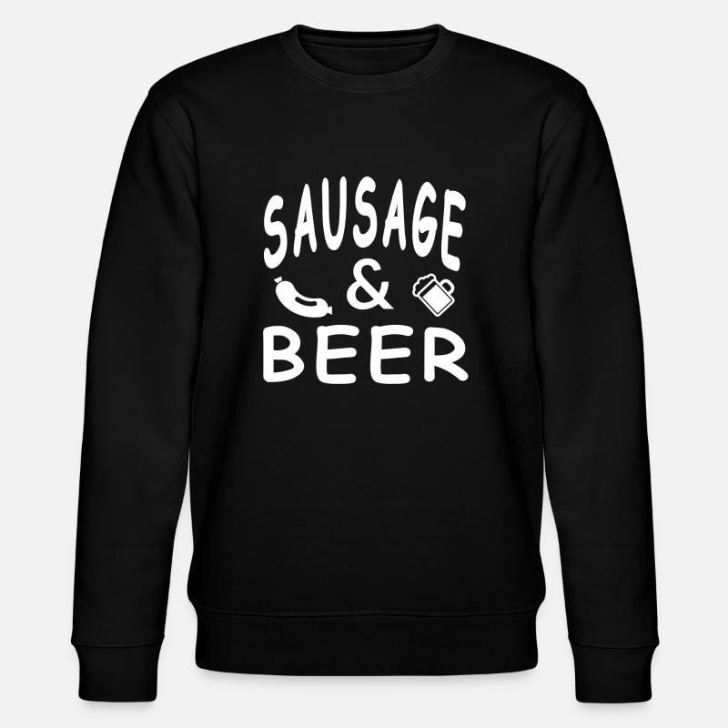 Bière - Sweat bio CHANGER Stanley/Stella Unisexe - noir