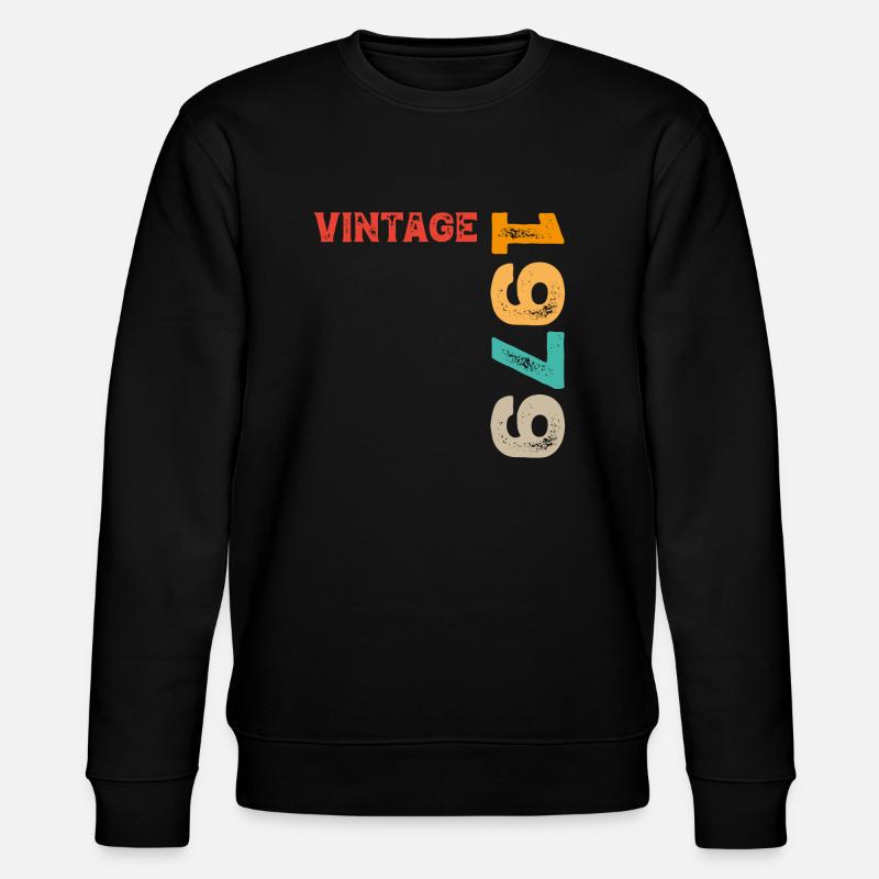 Millésime 1979 - Sweat bio CHANGER Stanley/Stella Unisexe - noir