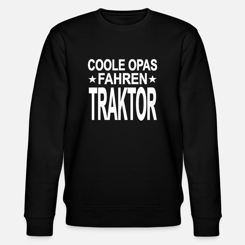 Traktor - Stanley/Stella Unisex Bio-Sweatshirt CHANGER  - Schwarz