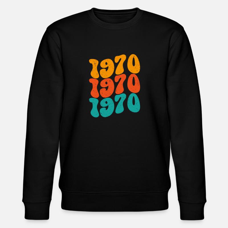 Millésime 1970 - Sweat bio CHANGER Stanley/Stella Unisexe - noir