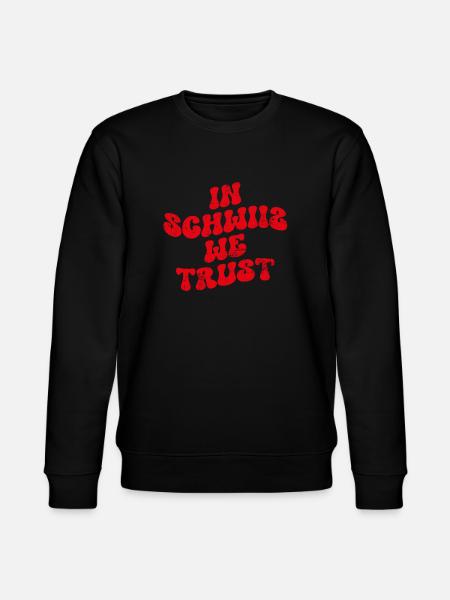 In Switzerland we trust - Stanley/Stella CHANGER Unisex Organic Sweatshirt - black