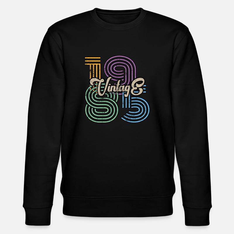 Millésime 1985 - Sweat bio CHANGER Stanley/Stella Unisexe - noir