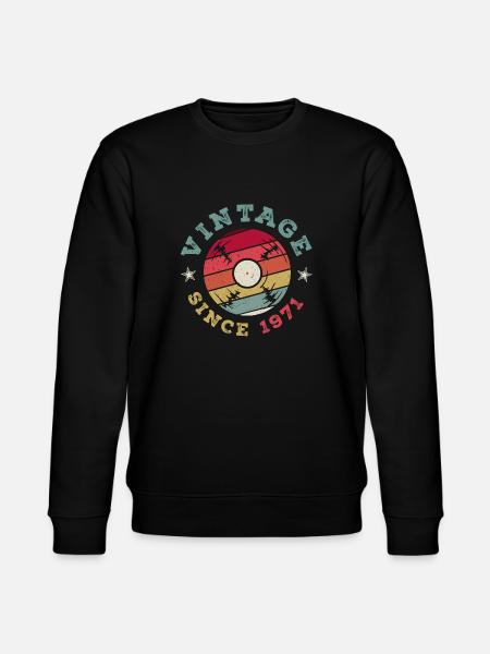 Millésime 1971 - Sweat bio CHANGER Stanley/Stella Unisexe - noir